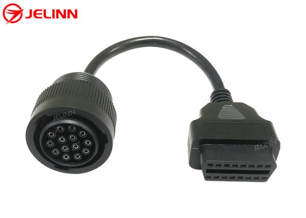 Buy cheap CAT 14 Pin to OBD 2 OBD2 16 Pin Diagnostic Cable for Caterpillar from wholesalers