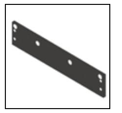 Buy cheap 100mm Concealed Door Closer Drop Plate Regular Arm Mount Door Closer Accessories from wholesalers