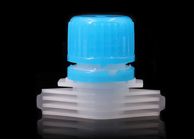White Spout Top Caps Sealing on Self Stand Upright Compound Bags