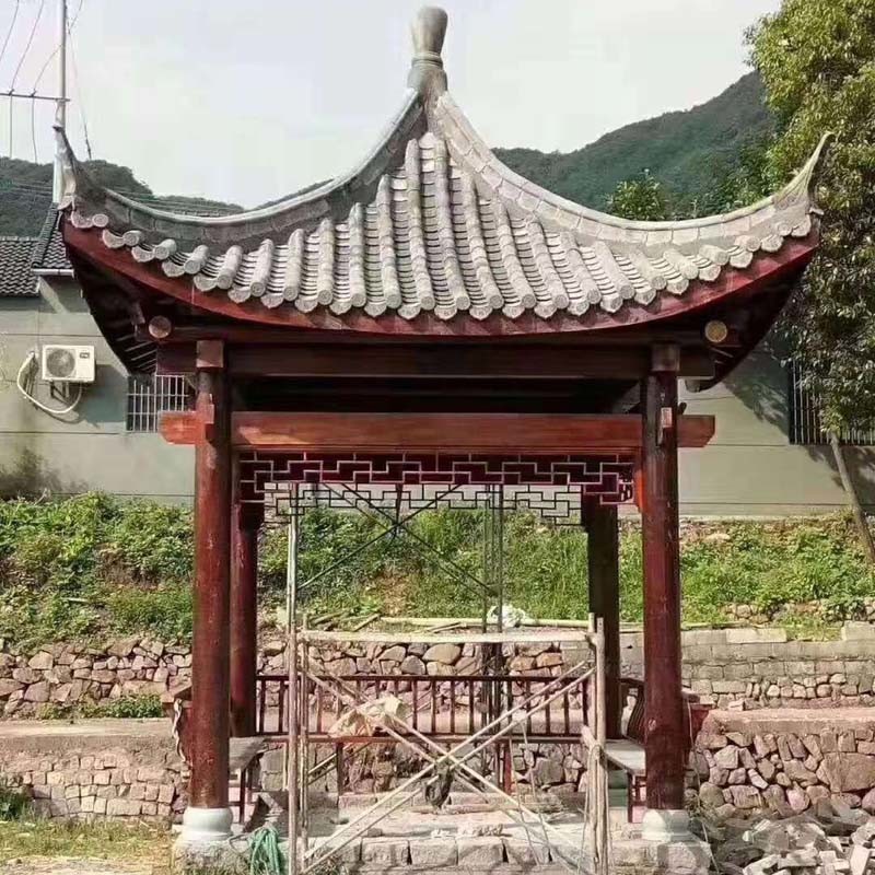 Japanese Asian Outdoor Garden Pavilion