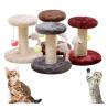 Buy cheap Christmas Cats Scratching Posts Solid Wood Red Brown Cat Scratching Pole from wholesalers