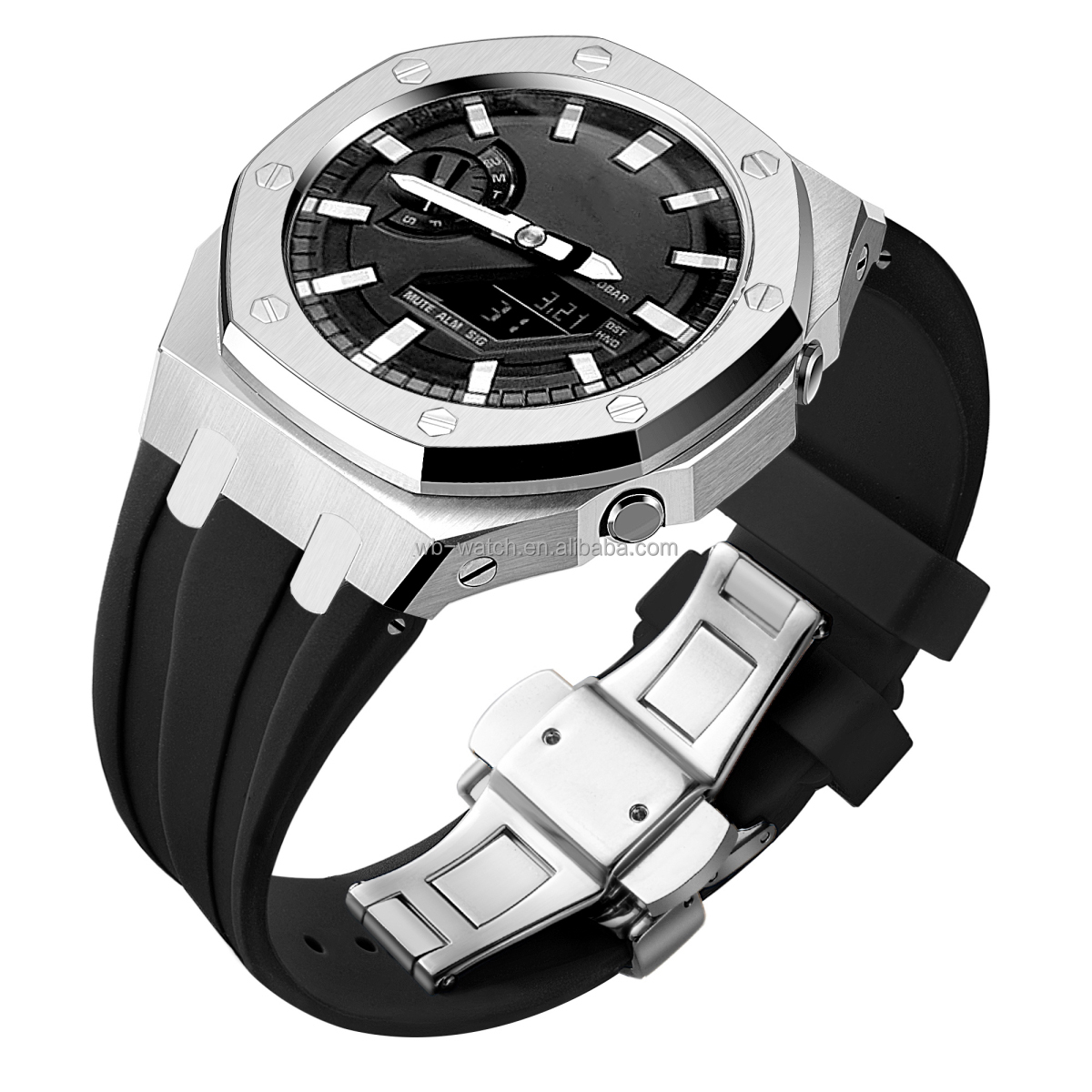 Stainless Steel Mod Case Band For Casio Watches G Shock Custom Metal GA2100 Watch
