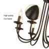 Buy cheap American Chandelier Iron Art E14 Candle Living Room Lamp Simple Restaurant Lamp(WH-CI-151) from wholesalers