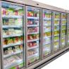 Buy cheap Customized Multideck 2 Glass Doors Display Refrigerated Cabinet with Frameless Triple Glazed Anti-Fog Glass Doors from wholesalers