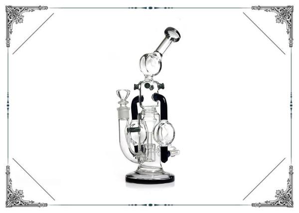 Buy cheap 11" Inches Glass Recycler Showerhead Perc Glass Bongs Smoking from wholesalers