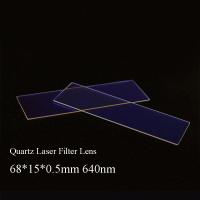 Buy cheap 68*15*0.5mm 640nm JGS1 Quartz Laser Optical Bandpass Filter laser rejuvenation product
