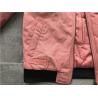 Buy cheap Male Dusty Pink Polyester Bomber Puffer Jacket With Contrast Rib Detail TW78442 from wholesalers