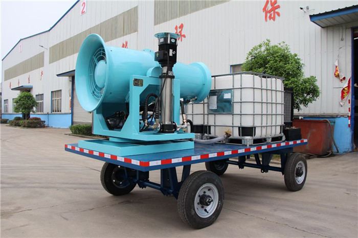 Hydraulic Roating Fan Fog Cannon Dust Suppression 20um fog particles