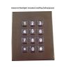 Buy cheap Waterproof IP67 Stainless Steel Keypad RS232 12 Keys Panel Mount Keypad from wholesalers