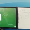 Buy cheap iboard factory direct 75inch Lockable Recoardable Interconnected Blackboard Smart Whiteboard Interactive Flat Panel Display All In One With Stand from wholesalers