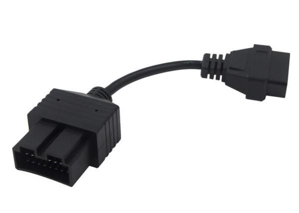 Buy cheap OBD2 OBDII J1962 Female to Kia 20 Pin OBD1 Male Connector Cable from wholesalers