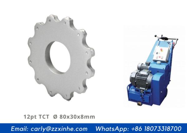 Buy cheap 12pt TCT Carbide Cutter Heavy Duty Cage Assembly Drum Concrete Floor Scarifiers Planers from wholesalers