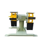 Buy cheap Double Head Material Rack Hydraulic Sheet Metal Decoiler Uncoiler product
