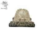 European Style Casket Corners Pale Gold PP Virgin Plastic 18# With Steel Tubes
