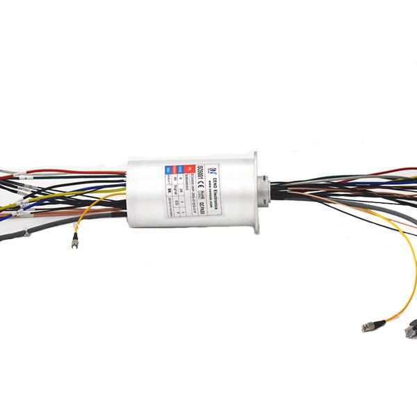 Buy cheap Hybrid Fiber Optic Rotary Joint Combined Power Fiber Optical Gigabit 1 Channel from wholesalers