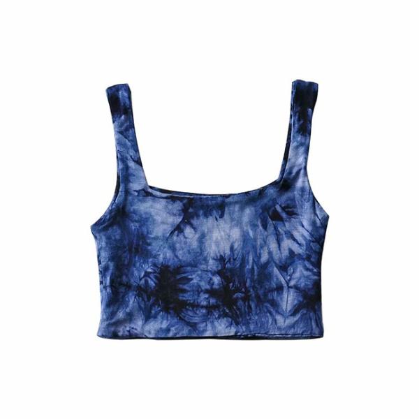 Buy cheap OEM ODM Women Sleeveless Tank Tops Beach Tie Dye Cami Top Streetwear from wholesalers