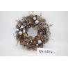 Buy cheap Wholesale Artificial Christmas Door Decoration Supplies Nature Pine Cone Large Christmas Wreath Garland Decor from wholesalers