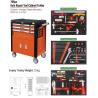 Buy cheap 36in 3 Drawer Rolling Tool Cabinet Cart 106pcs High Grade from wholesalers
