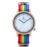 Buy cheap ALK Vision Pride Rainbow Top Wood Watches Dropshipping Brand Women Mens Wooden product