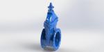 Non Rising Stem Water Gate Valve WRAS Approved Top Cap Operated