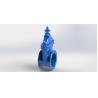 Buy cheap Non Rising Stem Blue Water Gate Valve With Two Side Sealing Seal 100% Leak Tight from wholesalers