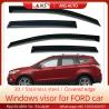 Buy cheap ABS Smoke Window Visor , 4Pcs/Set Side Window Deflectors Fit Ford Escape 2013-2019 from wholesalers