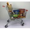 Buy cheap European Style Customized Grocery Shopping Trolley 150L Metal Supermarket Trolley Powder Coating from wholesalers