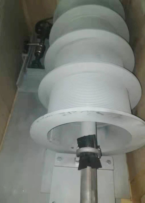 Wire Rope Hoist Cable Winch Drum 300m Capcaicty Gray For Mining