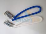 Dental Clip Expander Slim Plastic Spiral Rope Napkin Holder in Blue/White Colour