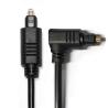 Buy cheap facotry outlet Toslink Digital Audio Cable Black OD4.0 Square Interface 90° 0.5M for mini Player soundbar from wholesalers