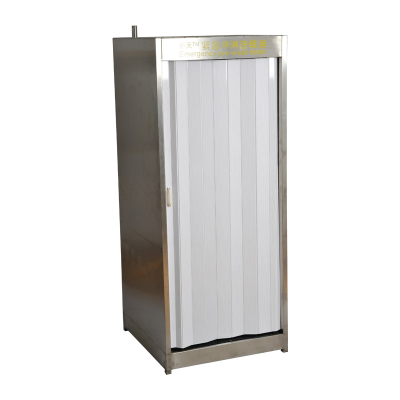 Stainless steel emergency shower room , eyewash Room Eyewash machine stainless steel Emergency body shower Room