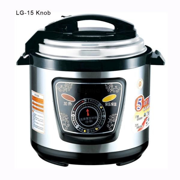 5 Quart Electric Pressure Cooker , Electronic High Pressure Cooker Knob Switch