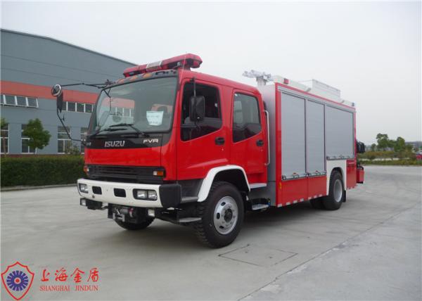 Buy cheap Isuzu Chassis 4x2 Drive Emergency Rescue Vehicle with 13KW Honda Generator from wholesalers