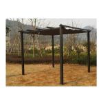 Windproof Outdoor Metal Camping Dinner Tent 3 X 3m Roof Retractable Curtain