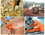 BUY BYKR04 excavator single bucket attachment single Heavy duty single shank