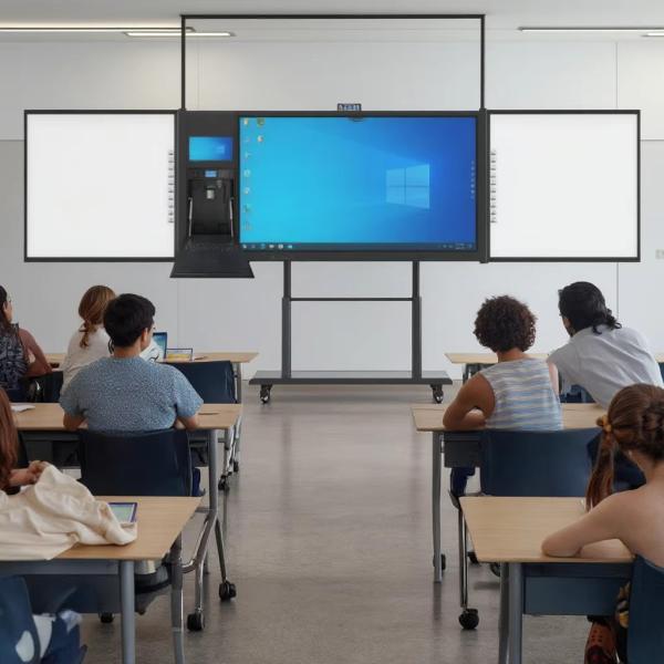 Buy cheap iboard factory direct 75inch Lockable Recoardable Interconnected Blackboard Smart Whiteboard Interactive Flat Panel Display All In One With Stand from wholesalers