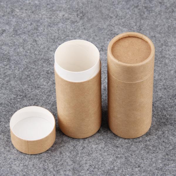 Buy cheap Essential Oil Round Kraft Paper Cylinder Containers easy open end from wholesalers