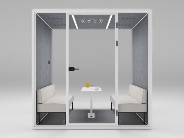 Buy cheap Soundproof Shared Workspace Furniture Acoustic Phone Booth from wholesalers