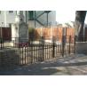 Buy cheap Hot Dipped Galvanized Wrought Iron Fence Gate , Wrought Iron Security Fence from wholesalers