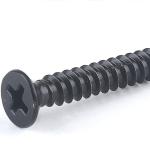 Grade 2 5 8 Plain HDG Black Self Tapping Screw / Carbon Steel Screws