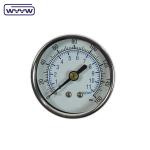 Dry Use No Oil Back Mount Pressure Gauge 160 Psi Air 60mm SS Pressure Gauge