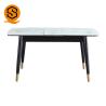 Buy cheap Oilproof Rectangle Restaurant Dining Table Marble Stone Tabletop from wholesalers