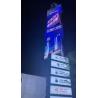 Buy cheap Shop Sign Full Color LED Screen Display Advertising Cube Screen Outdoor Rotate Profiled Signage from wholesalers