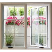 Buy cheap Swing Open Style Windproof Hurricane Impact Glass UPVC PVC Casement Window product