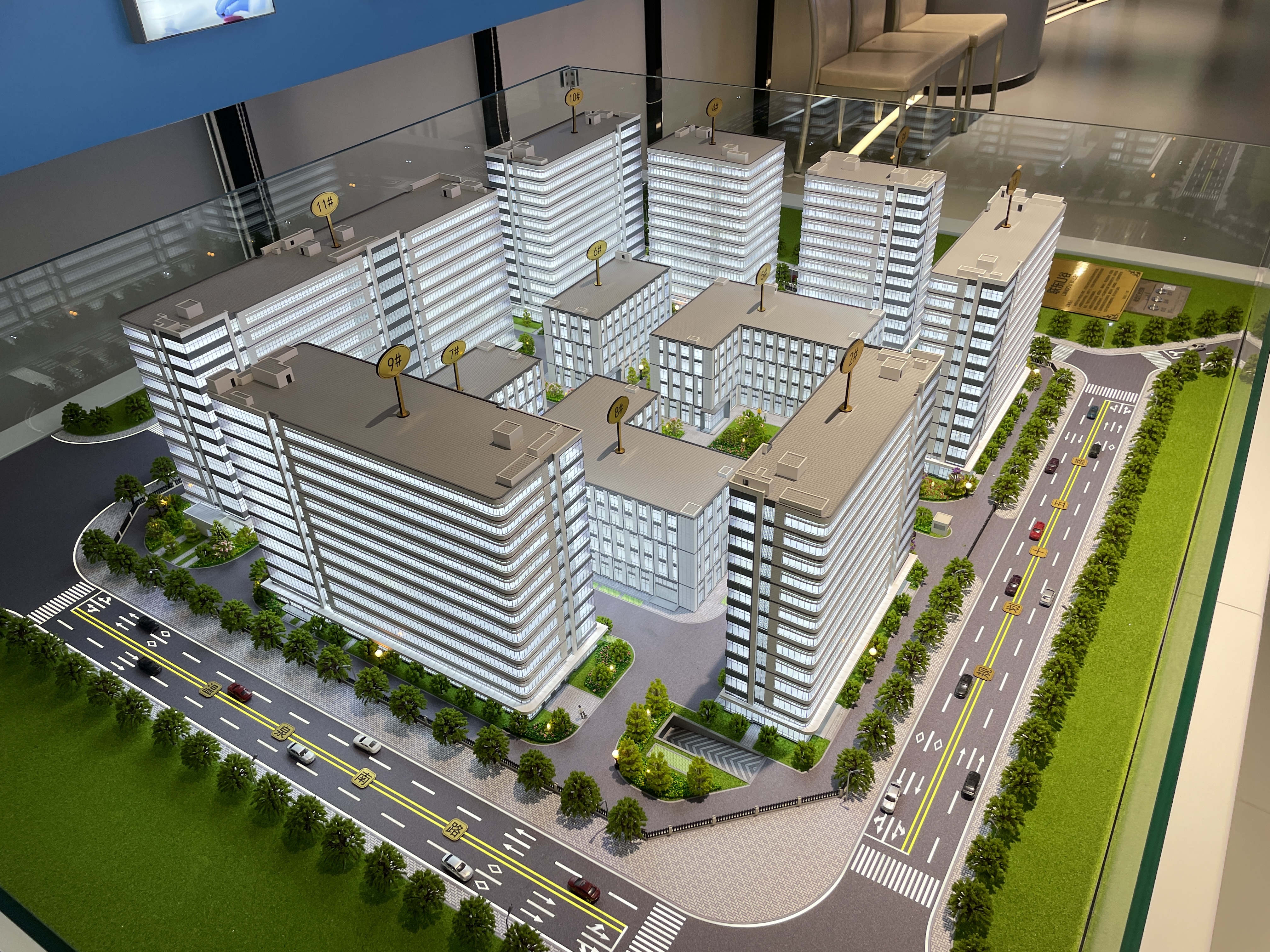 Buy cheap 1:150 Building Architecture Models Urban Style Modern Architectural Models from wholesalers