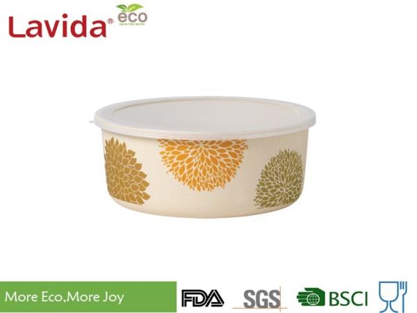 Buy cheap Easy Cleaning Bamboo Fiber Storage Box Delicate Appearance Heat Resistance Unbreakable from wholesalers
