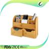 Buy cheap wholesale portable bamboo office desk organizer from wholesalers