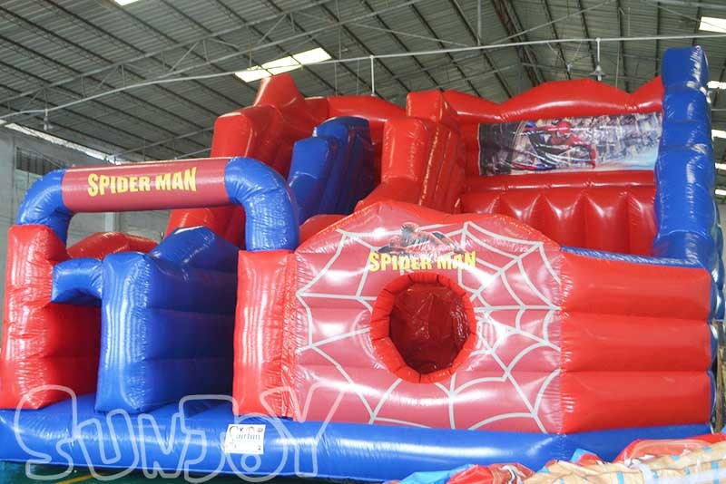 High Quality PVC Spiderman Jumping Bouncer Inflatable House Jumping Inflatable Bouncer House