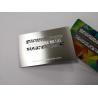 Buy cheap Color Printed Stainless Steel Metal ID Card With Laser Cut Logo 85x54x0.5mm from wholesalers