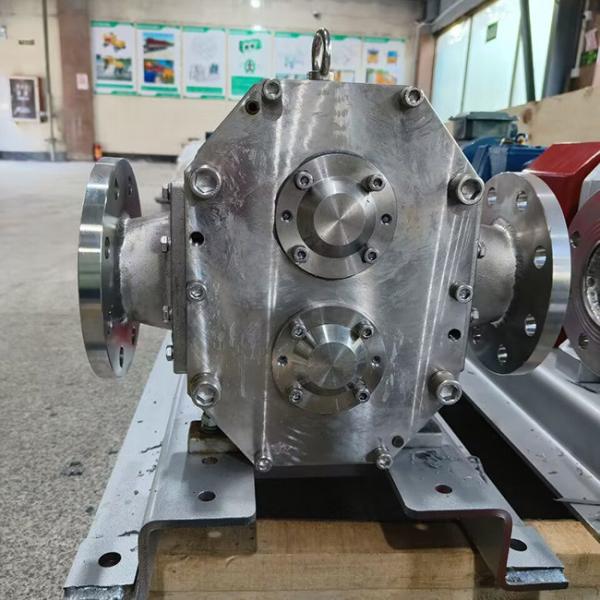 Quality 11-55KW Three Lobe Pump , Petroleum Rotary Lobe Positive Displacement Pump for sale
